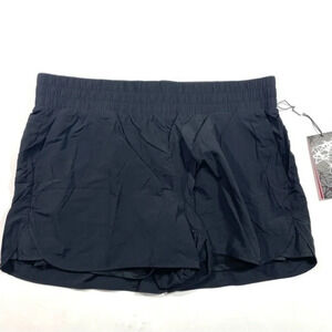 New Spyder Womens 3” Two in One Shorts Black Size XL